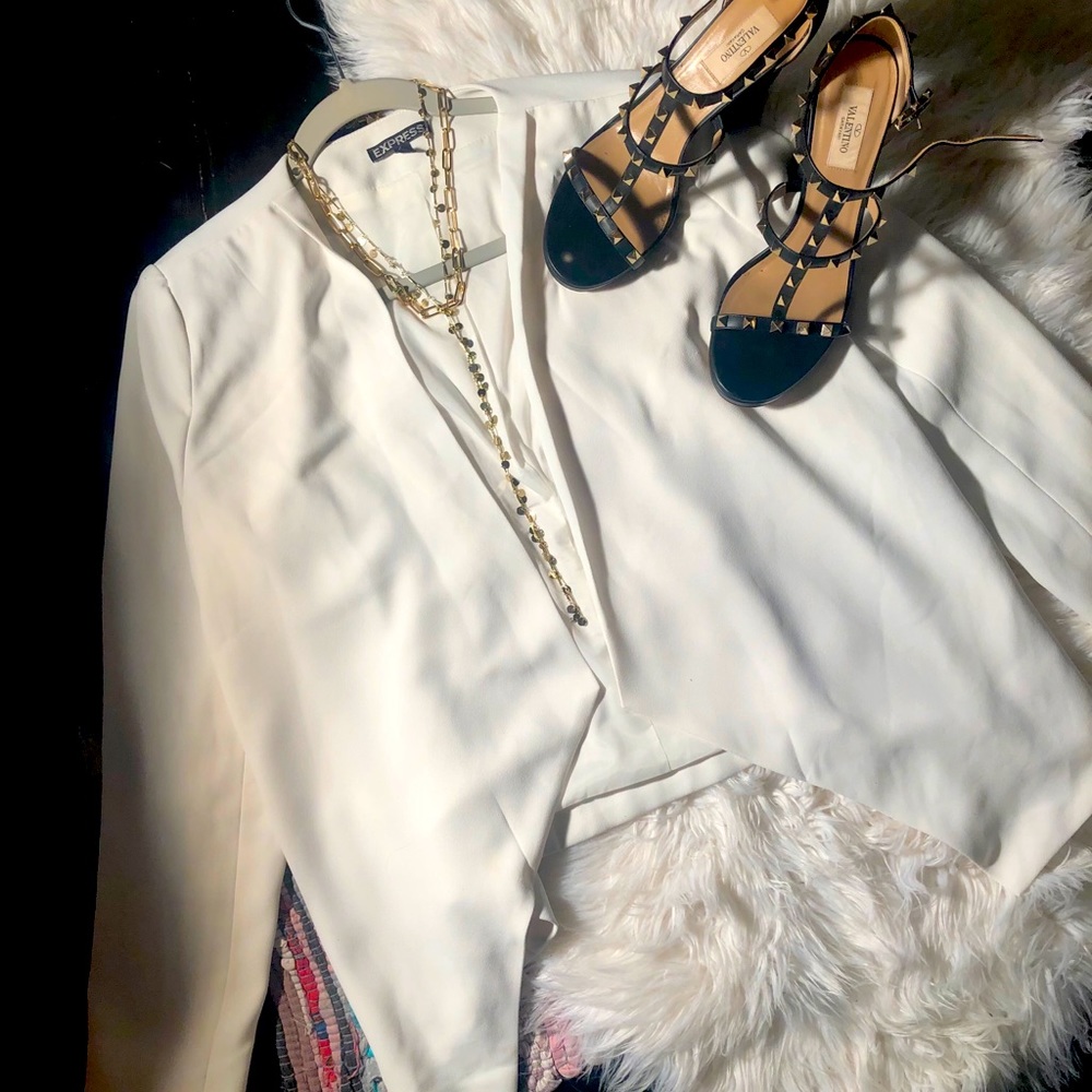 Express White Blazer